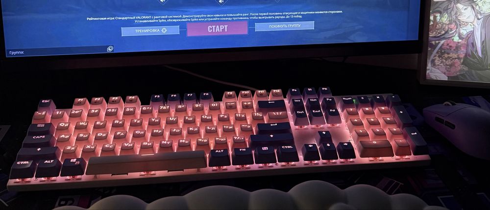 Клавиатура DEXP Widow белый