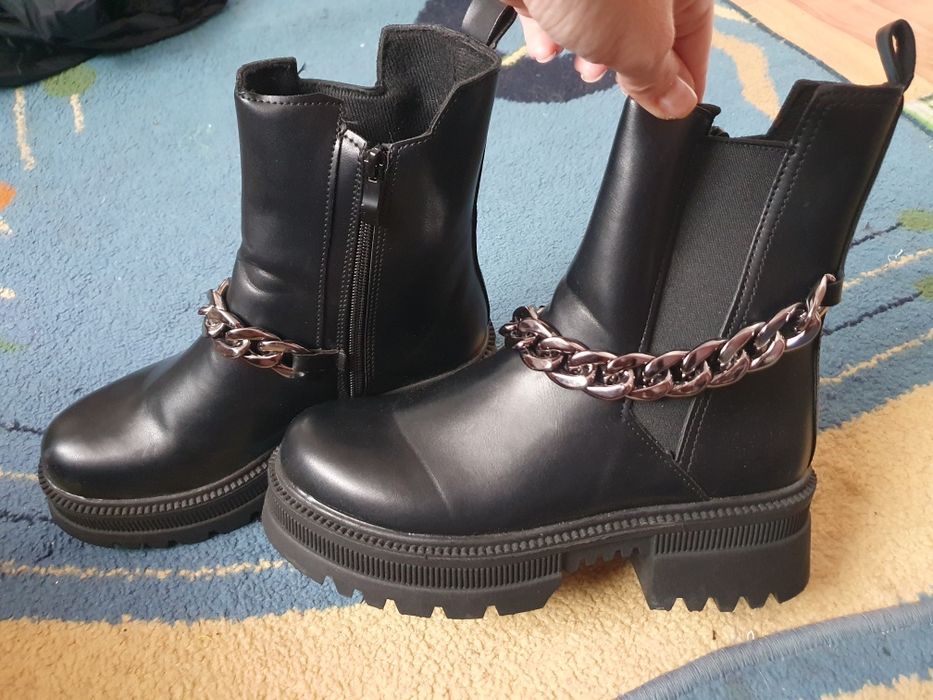 Ботинки осенние экокожа