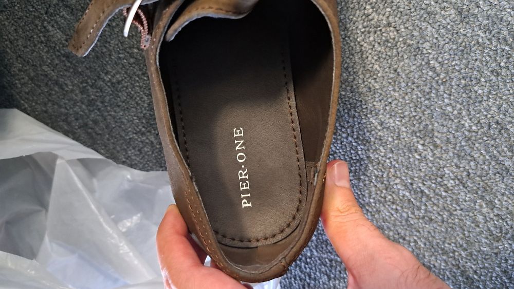 Pantofi Pier One Double Monk mărimea 41 – maro