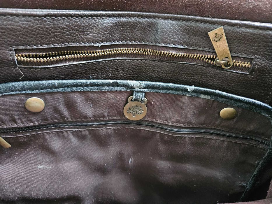 Mulberry Bayswater дамска чанта естествена кожа