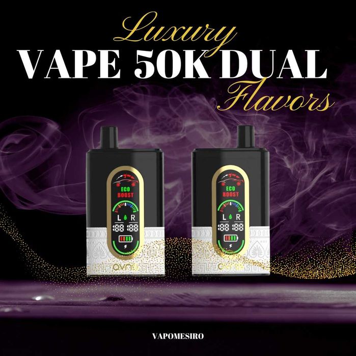 Vape Luxury Edition 50.000 Puffs Dual Flavors 4 Mesh Coil Hookah