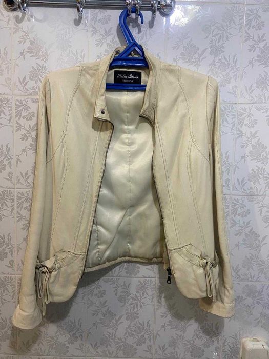 Кожаная куртка женская