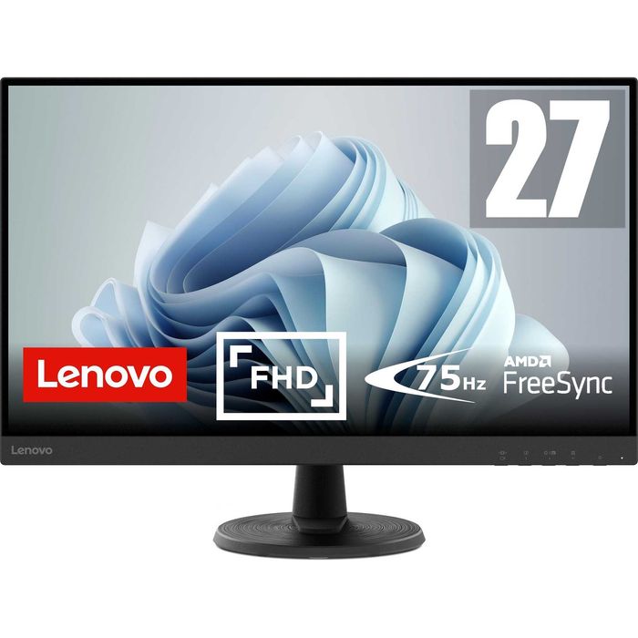 монитор Lenovo D27-40 , 27" FHD VA / HDMI / VGA