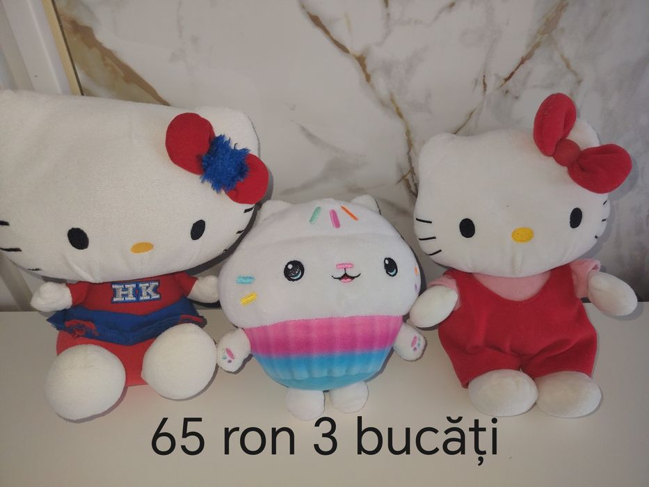 Lot 3 plusuri HK și gabby Dol house pisici