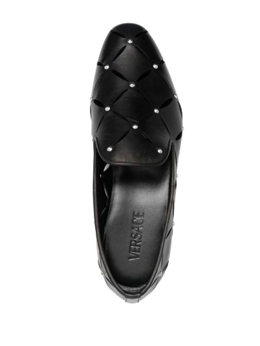 Pantofi Mocasin Versace Perforated Slippers - Cod produs 231404M231013