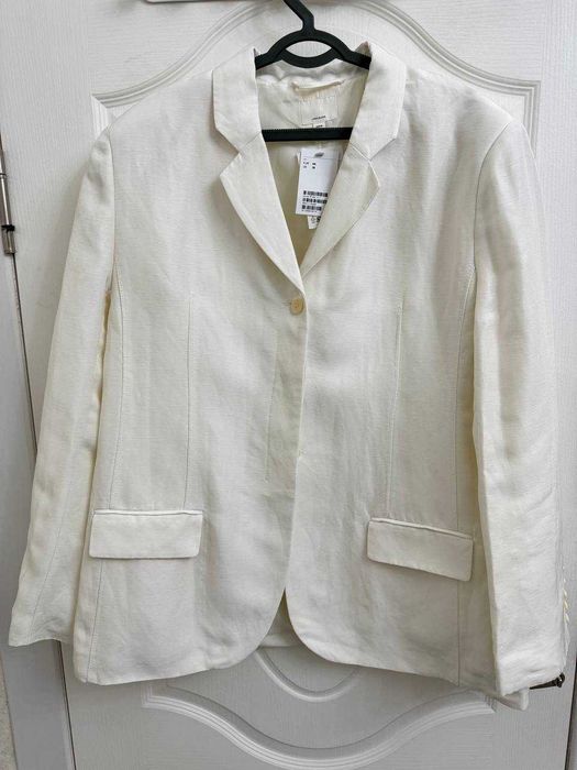 Новый пиджак H&M, лен, размер L (52/54)