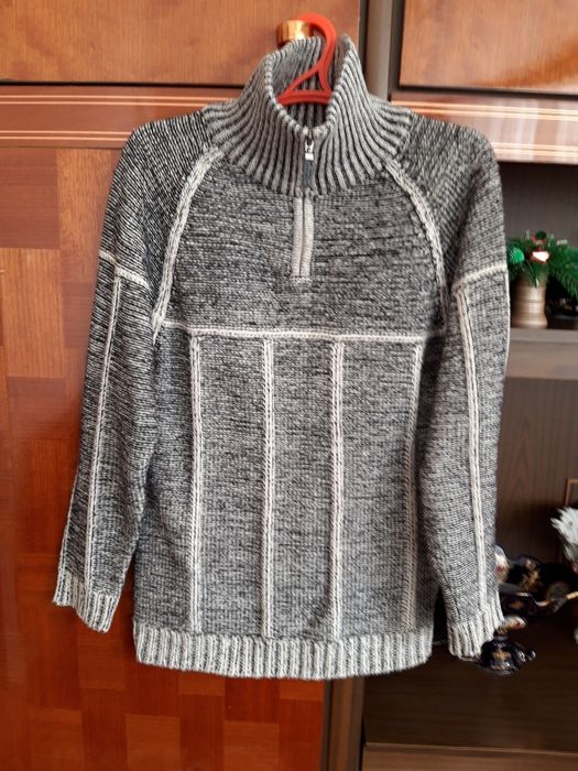 Мужской свитер зимний,тёплый