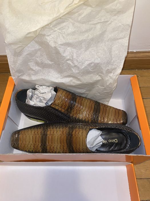 Pantofi piele crocodil