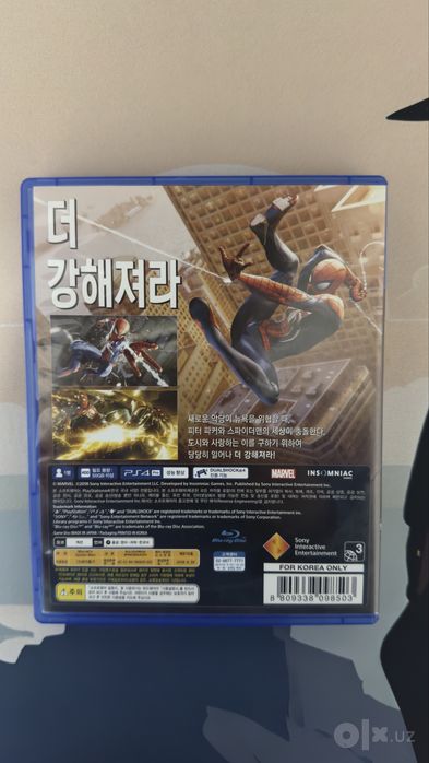 Продается диск Spider-Man 1 на PS4. Состояние идеал