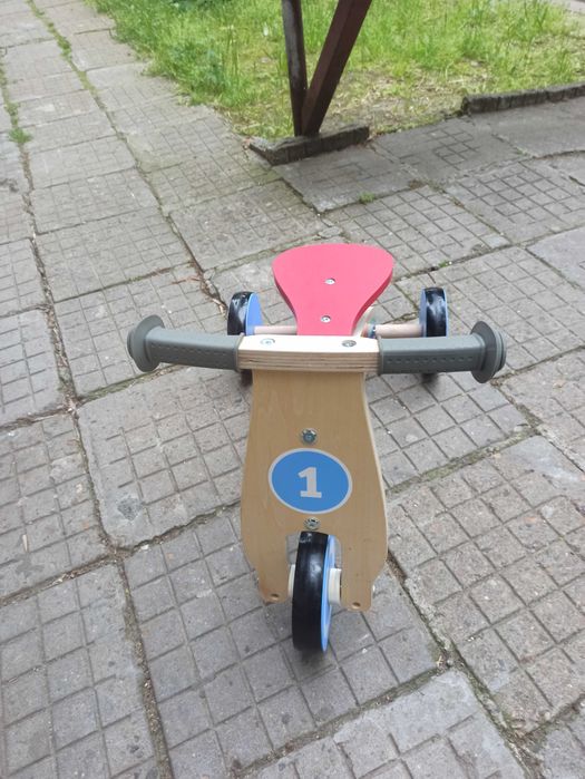 Дървена триколка без педали