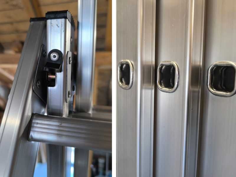 Стълба алуминиева  секционна 3х9 6,44м