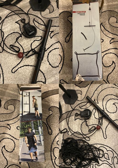 Scripete fitness Corength Smart Pulley, negru