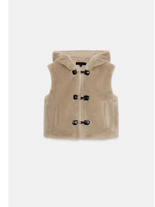 Нов елек с косъм ZARA