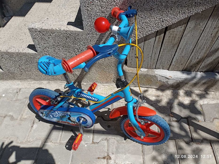 Детско колело / велосипед с влакчето Томас,  12 инча
