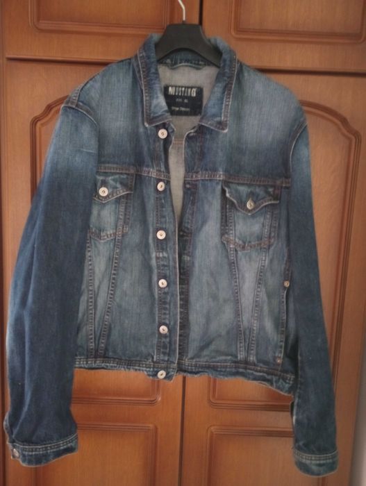 geaca barbati bluejeans Mustang,marime XL,bumbac,clasica