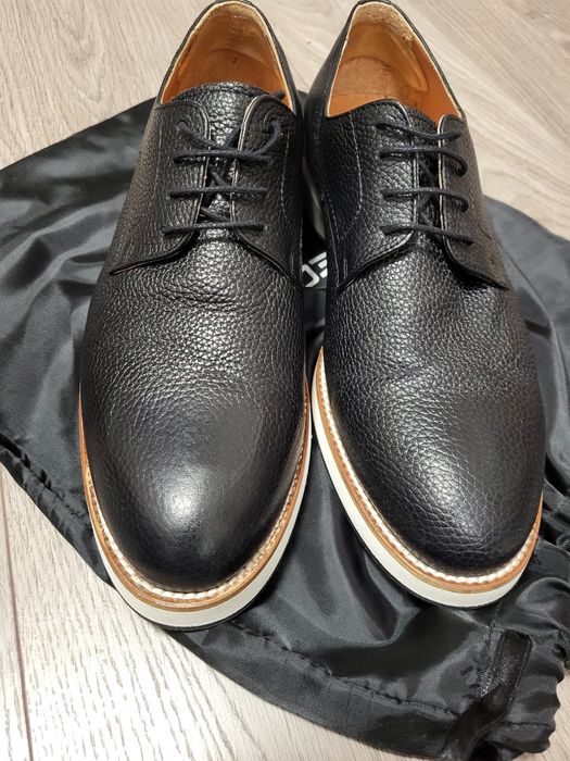 Teodor Теодор concept черни спортно-елегантни обувки дерби