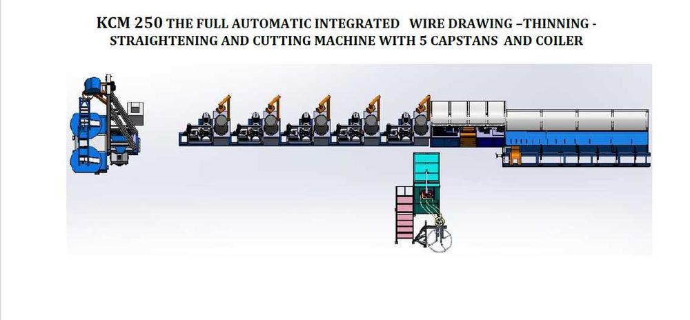 Masina de trefilat sirme cu casete Wire drawing machine