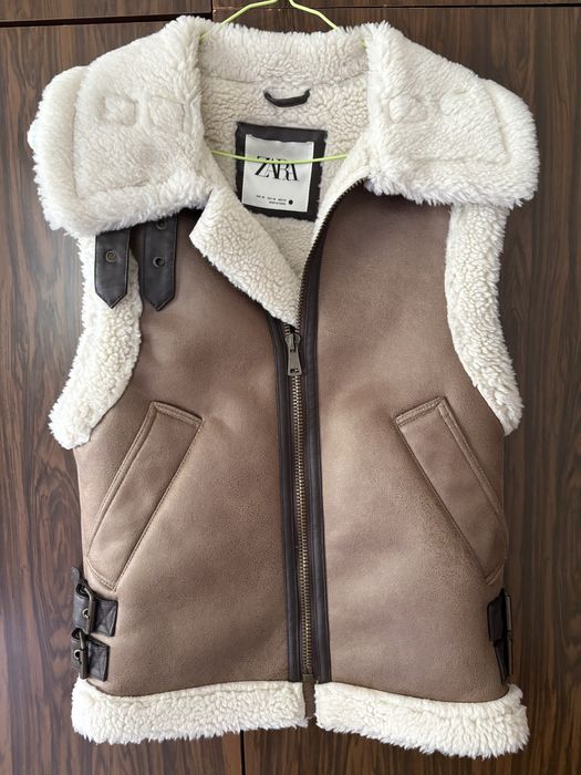 Кожен елек ZARA | размер XS