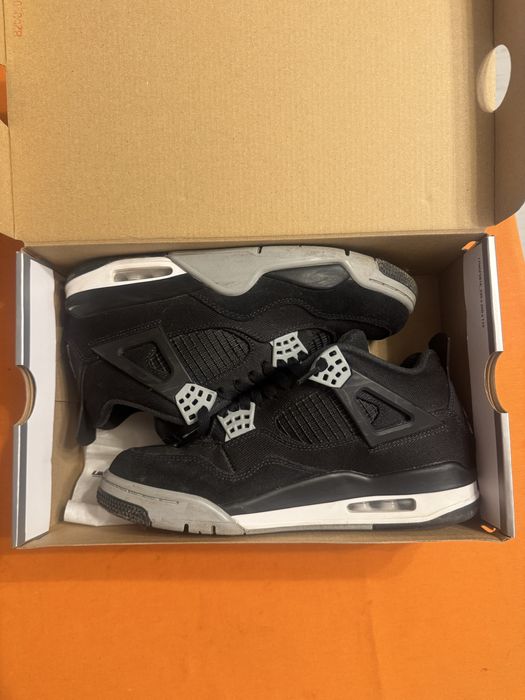 Jordan 4 Black Canvas