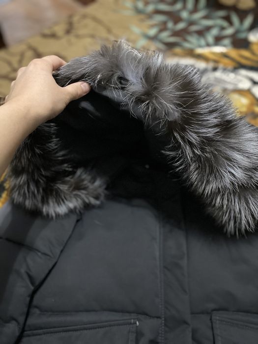 Пуховик зимний длинный