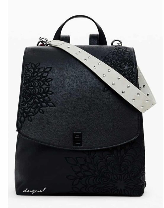 Desigual флорална раница от еко кожа