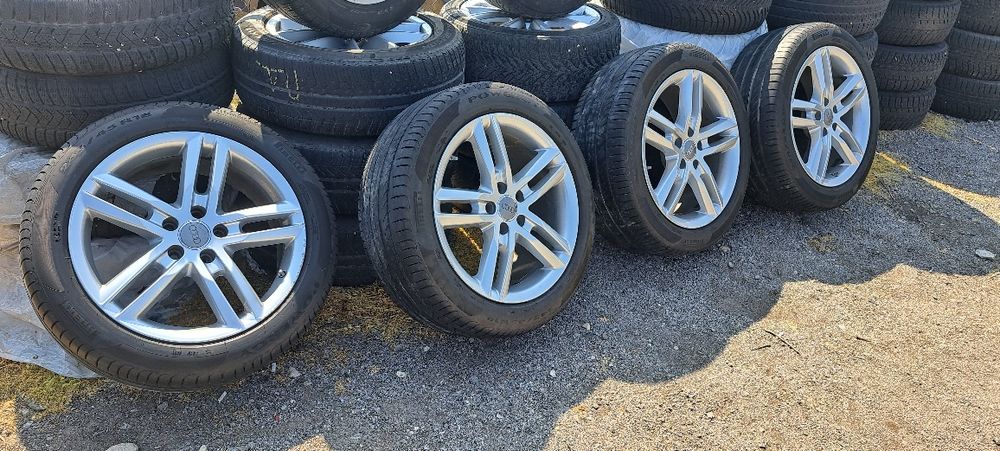 Лети джанти 18ки с летни гуми Пирели 245 45 18