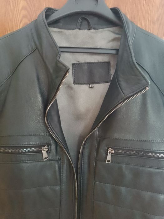 Geacă bărbătească din piele naturală de calitate superioară