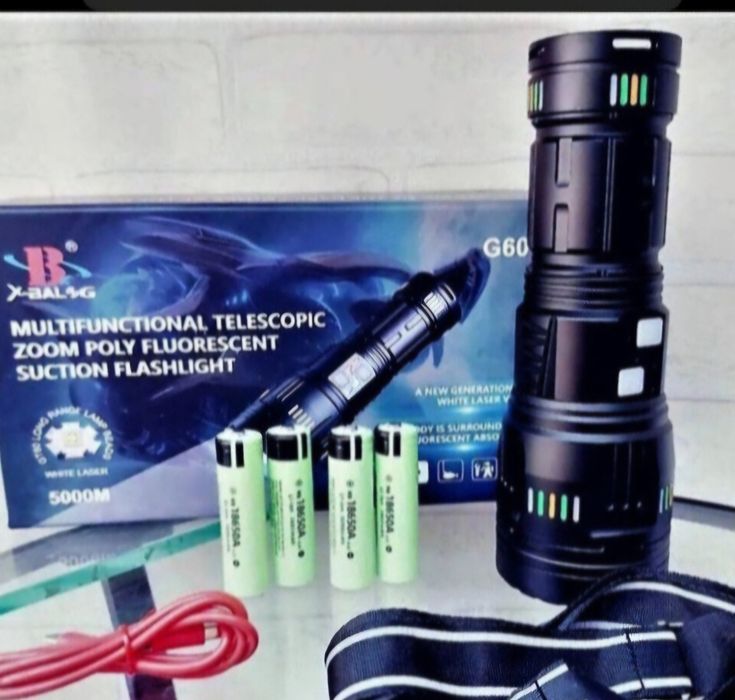 Мощный фонарь прожектор