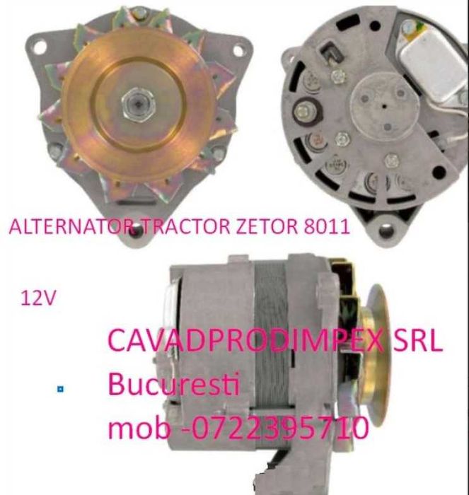 Alternator pentru tractor Zetor 8011-55A/12V