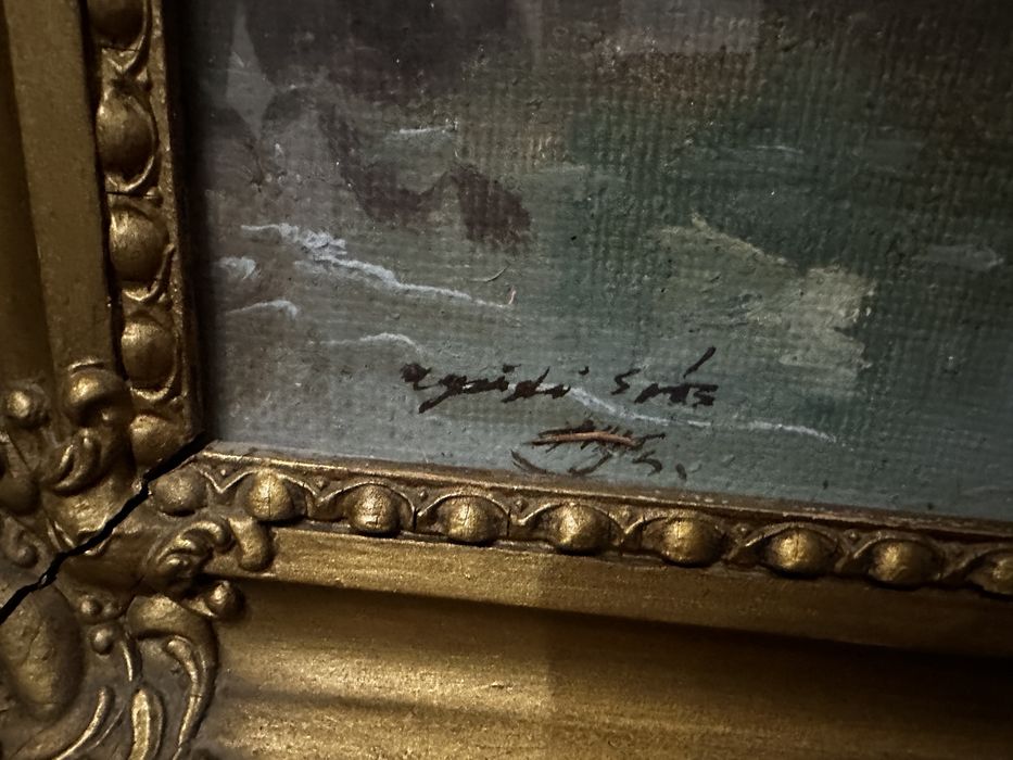 Pachet 4x pictura mare ulei pe panza (tablou)