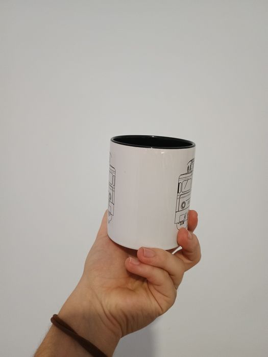 Cană Pahar tren locomotiva românească CFR EA 060 40-0270-5 vagon HO