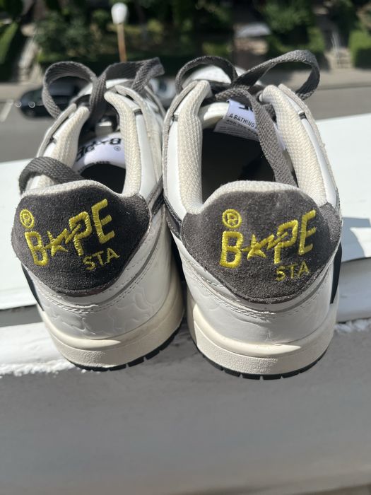Bape Sta White Silver