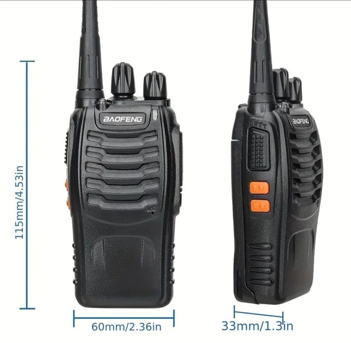 Stații Emisie Receptie Walkie Talkie kit Profesional cu acumulator 4km