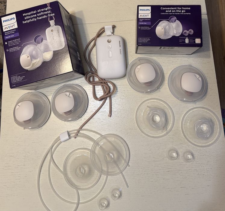 Двойна електрическа помпа за кърма Philips Avent - Hands-free