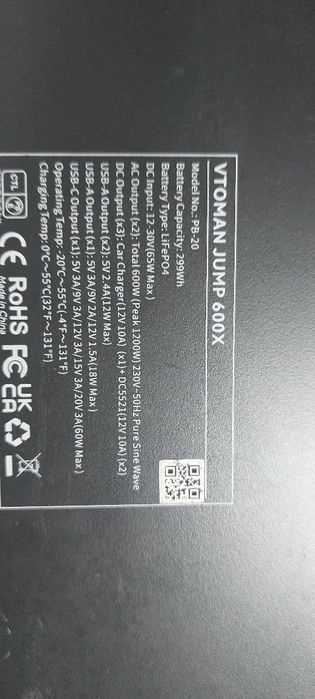 STATIE PORTABILA VTOMAM 600X  cu generator solar