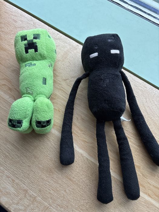 Figurine de plush Minecraft Creeper si Enderman