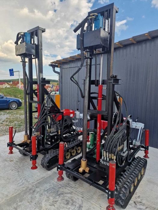 Masina de foraj pe senile, Diesel, 150m prajina, 6 sape incluse