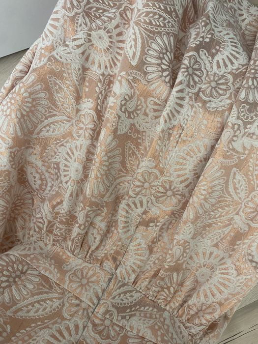 Платье в пол из джакарды