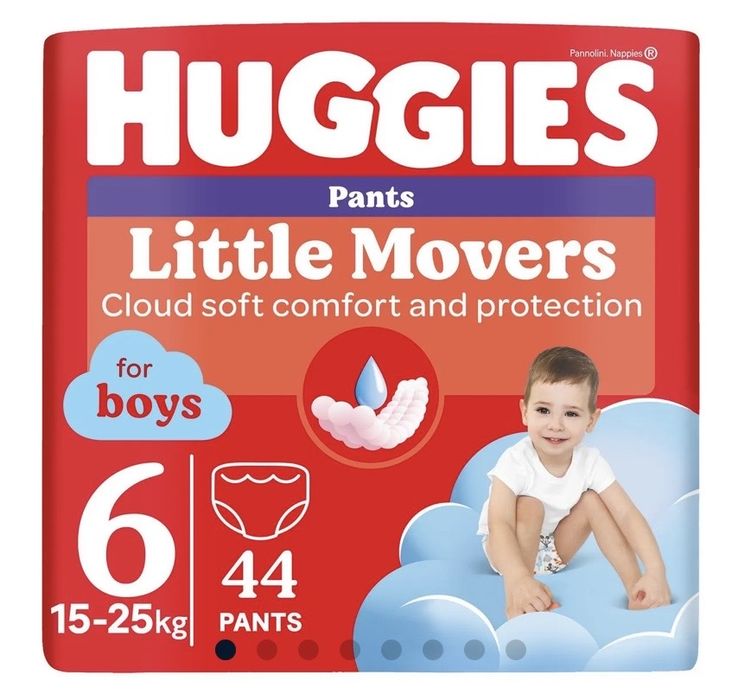 Scutece chilotel Huggies Little Movers 2x44 buc (88 buc.)