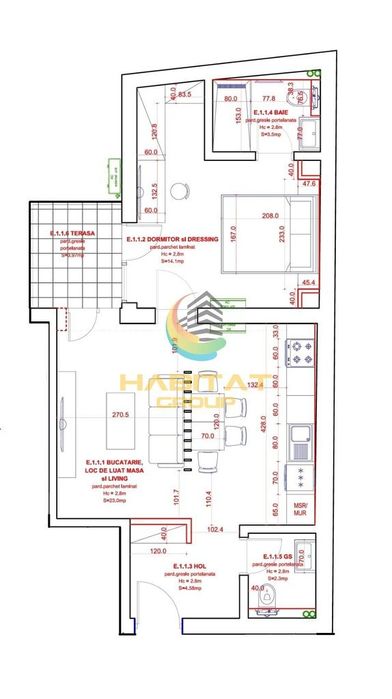 UNICAT 2 camere cu 2 bai - Ultracentral - Unirii - NOU