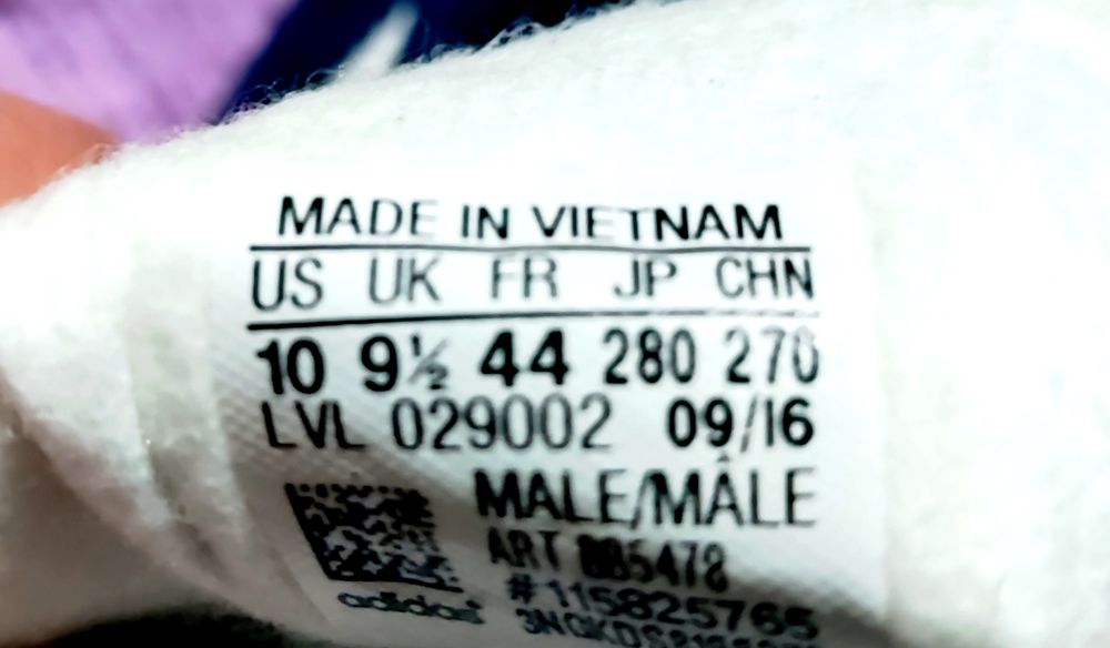 Нови мъжки Adidas Gazelle  ест.кожа , цвят blue navy  N44  28.5 см   6