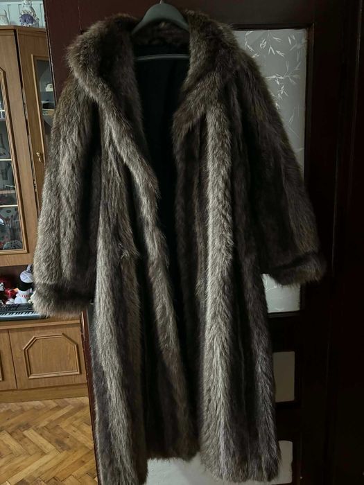 haină de blană naturală
