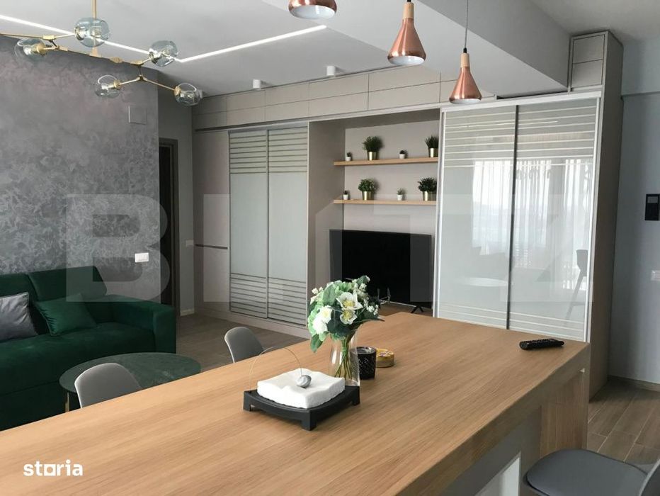 Apartament 2 camere, 51 mp, open space in Bujorului Residence
