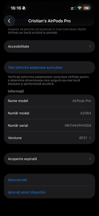 Casti Apple Airpods Pro Magsafe MLWK3ZM/A - ORIGINALE