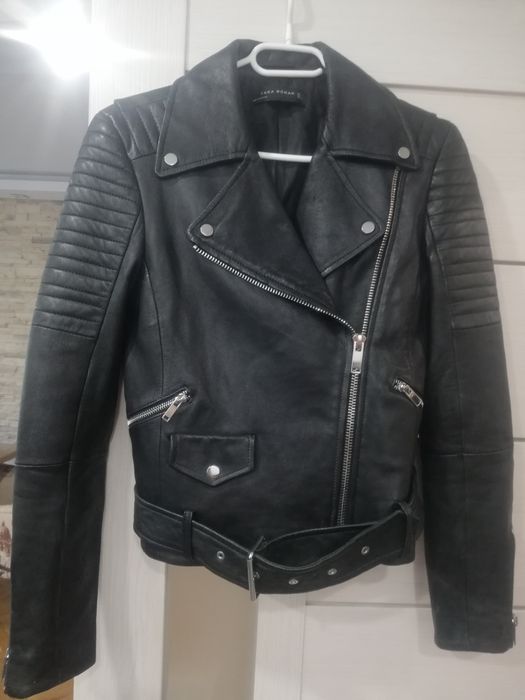 Естествена кожа яке ZARA