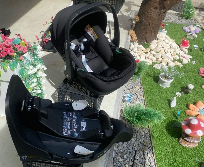 MAXI-COSI pebble 360 pro2 Столче за кола + ISOFIX familyfix 360 pro