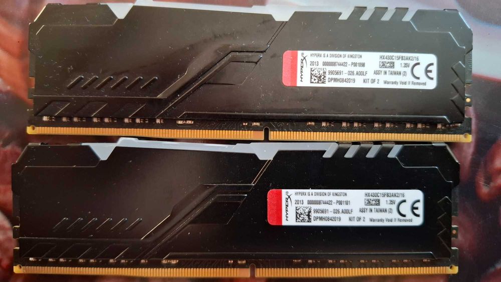 Hyperx Fury Memorie DDR4 3000 2x8gb
