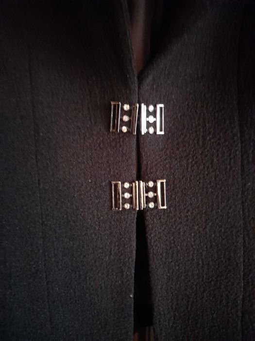 Sacou dama, negru, model elegant de gala, material nesifonabil  S-M