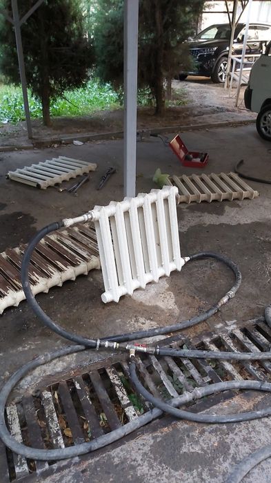 Промывка батарей отопления (радиаторов)