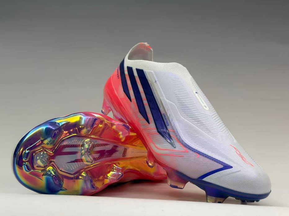 Ghete Fotbal F50 Hyperfast Elite Laceless FG Chaos vs Control